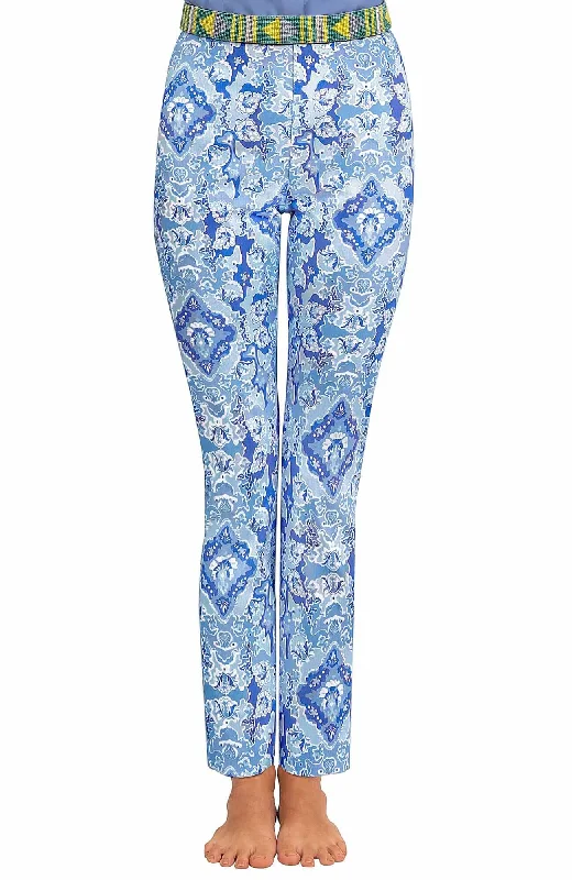 Gretchen Scott Gripeless Pull On Pants - Watteau Classic - Blues*