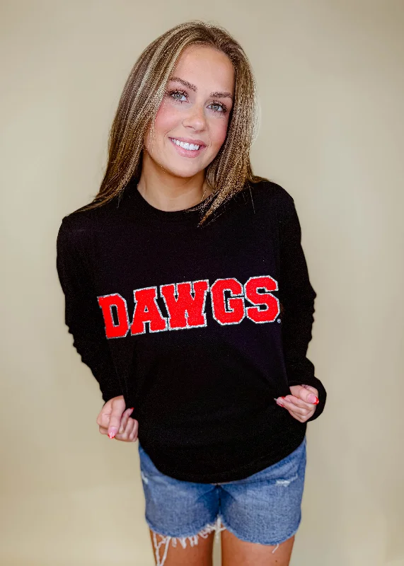 Georgia Varsity Patch Long Sleeve Shirt