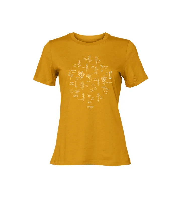 Northwest Flowers Women's Cut T-Shirt - Yellow