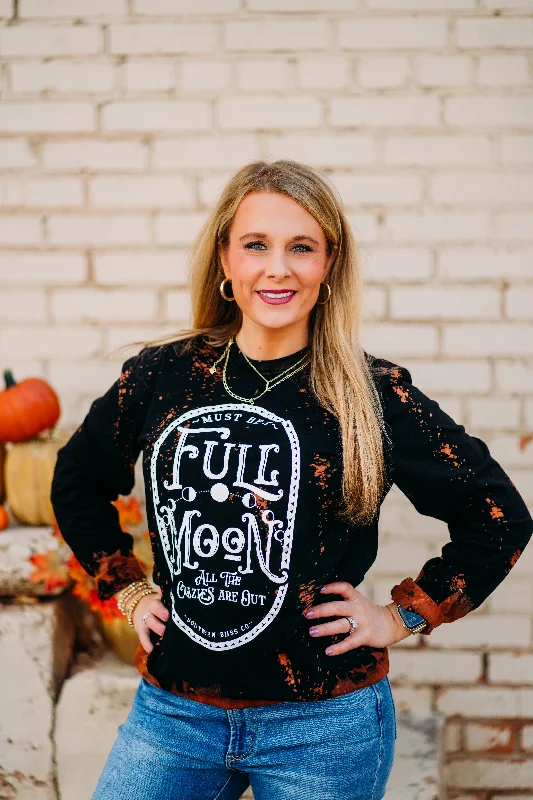 Southern Bliss: Full Moon Bleached Longsleeve