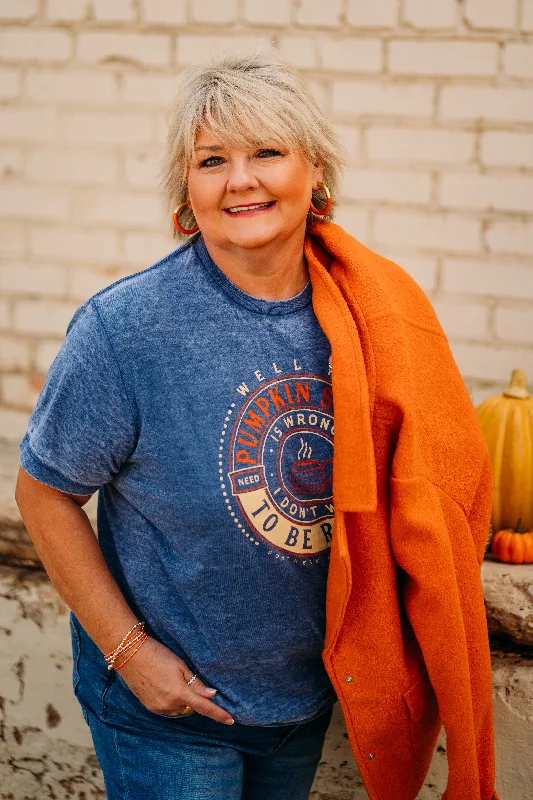 Southern Bliss: Pumpkin Spice Acid Wash Sweatshirt