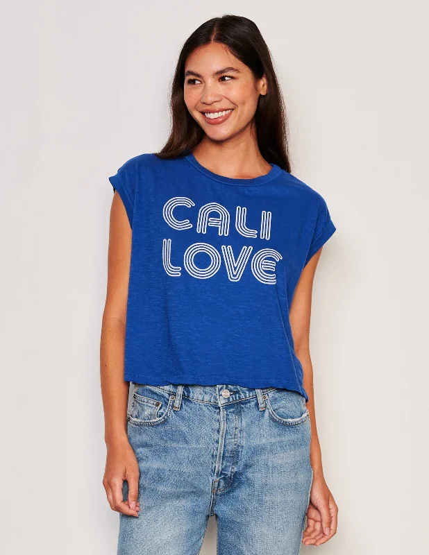 Sundry Cali Love Muscle Tank in Symphony