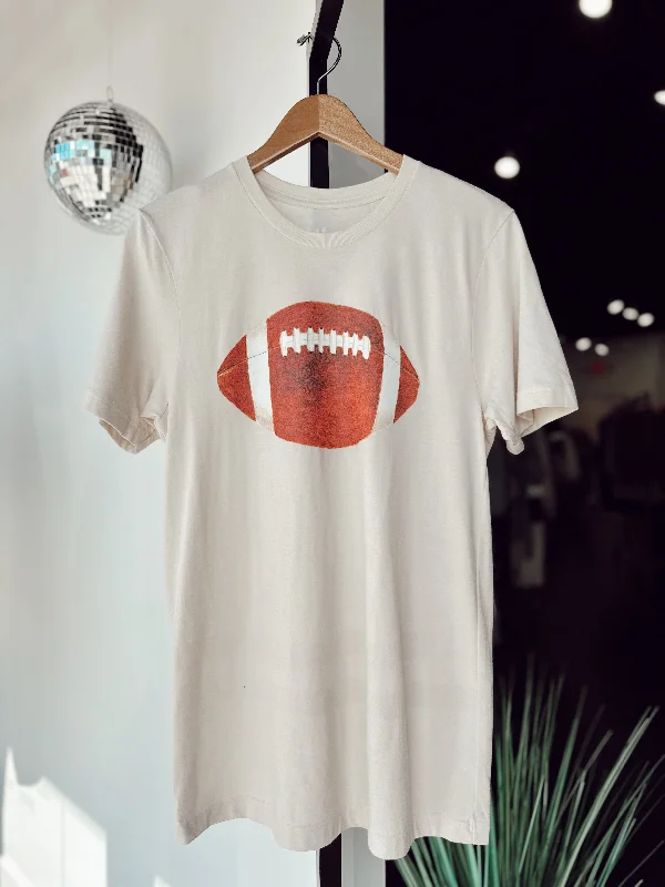 watercolor football t shirt