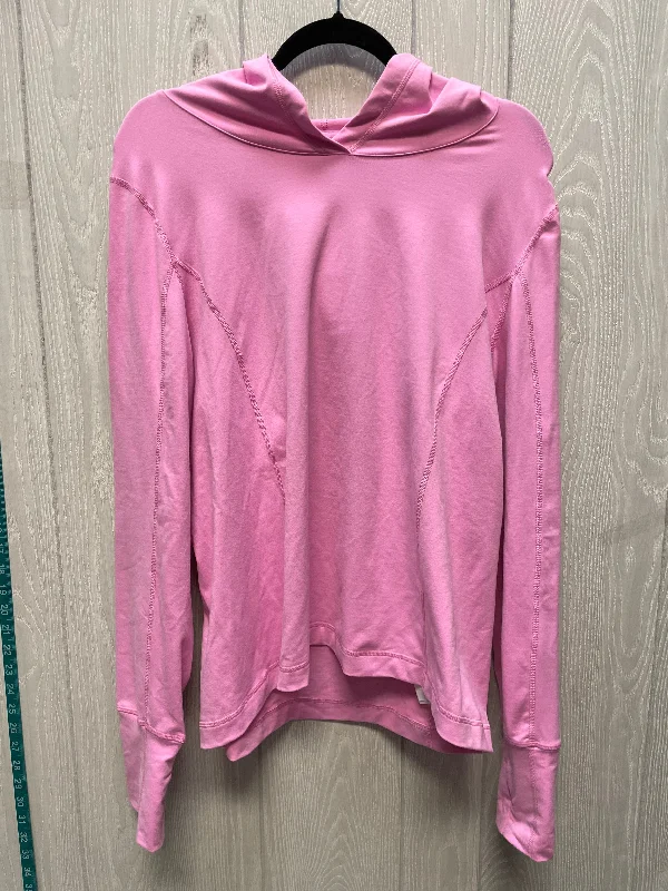 Athletic Top Long Sleeve Hoodie By J. Crew In Pink, Size: Xl