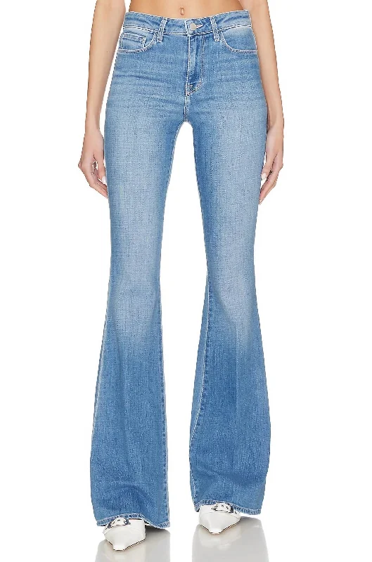 Bell High Rise Flare Jean In Bal Harbour