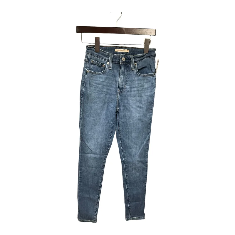 Jeans Skinny By Levis In Blue Denim, Size: 2