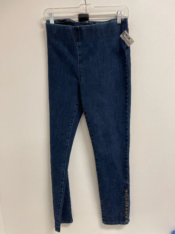 Jeans Skinny By Soft Surroundings In Blue Denim, Size: 8