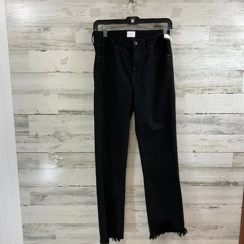 Jeans Straight By JONATHAN SIMKHAI In Black Denim, Size: 6