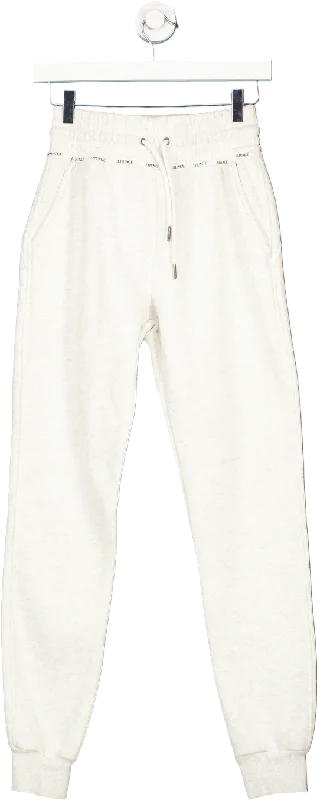 Lounge White Joggers XS