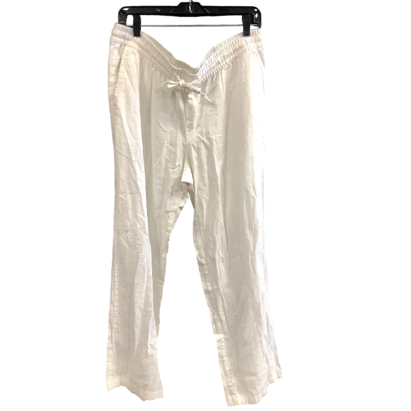 Pants Linen By Old Navy In White, Size: L