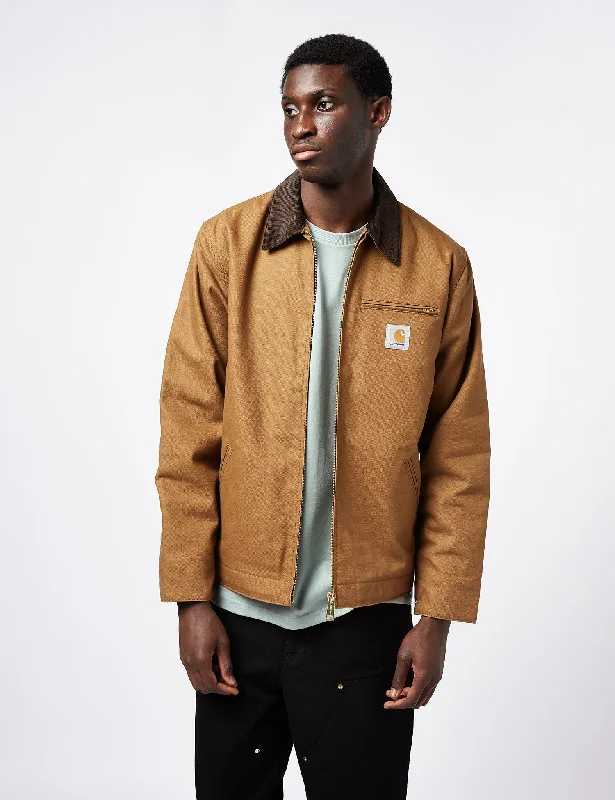 Carhartt WIP Detroit Jacket (Winter Lined) - Hamilton Brown/Tobacco