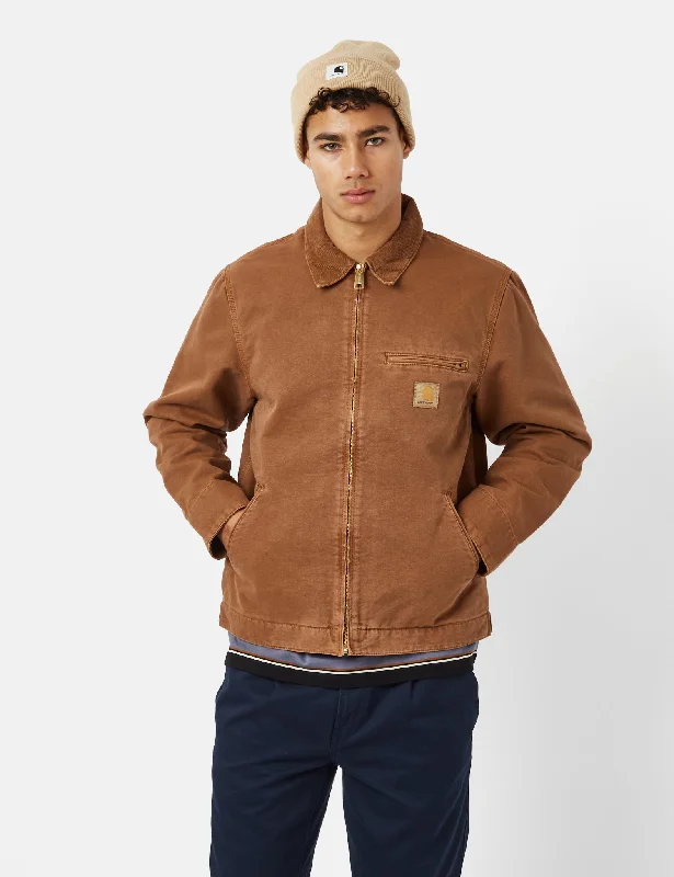 Carhartt-WIP Detroit Jacket (Organic) - Tamarind Faded Brown