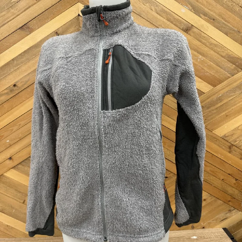 MEC - Women's Full-Zip Fleece Jacket - MSRP comp $90: Light Grey/Dark Grey-women-