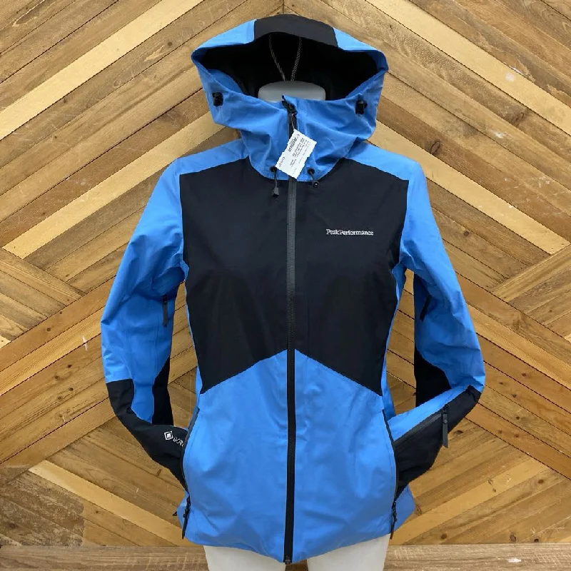 Peak Performance - Women's Gore-Tex Ski Jacket - MSRP $660: Blue/Black-women-SM