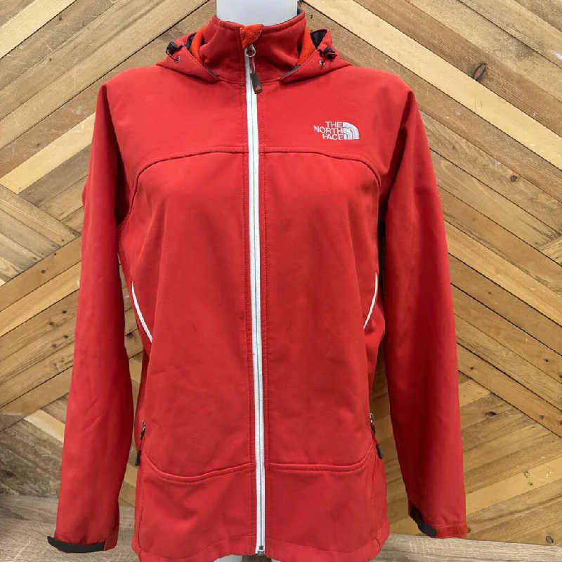 The North Face - Women's Summit Series Hooded Softshell Jacket - MSRP comp $210: Red-women-LG