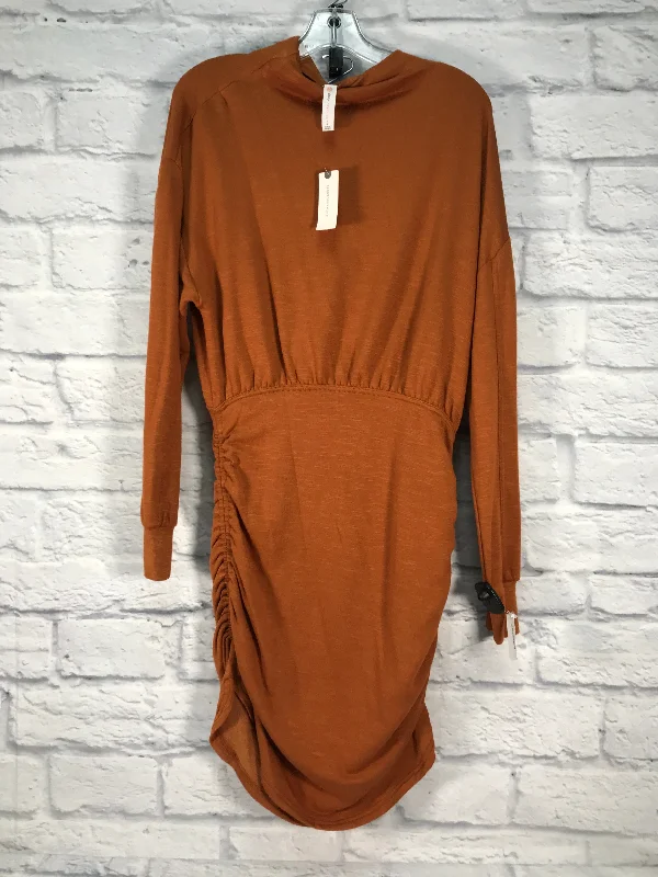 Dress Casual Midi By Daily Practice By Anthropologie In Brown, Size: L