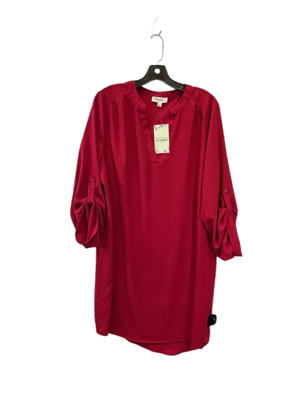 Dress Casual Midi By Ee Some In Red, Size: L