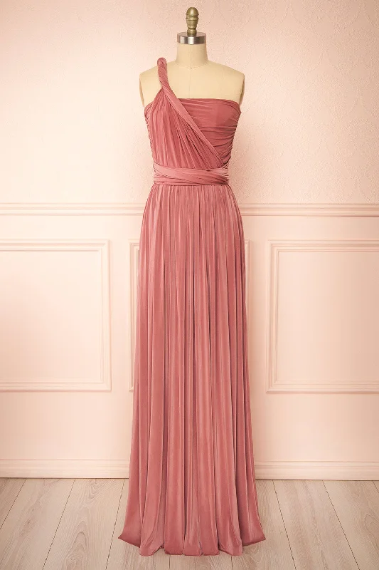 Kilda Pink | Convertible Maxi Dress