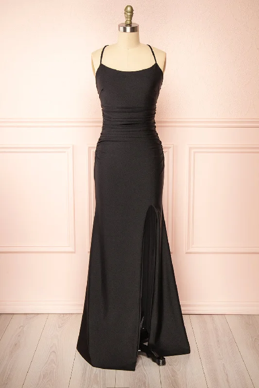 Sonia Black | Mermaid Maxi Dress w/ Slit