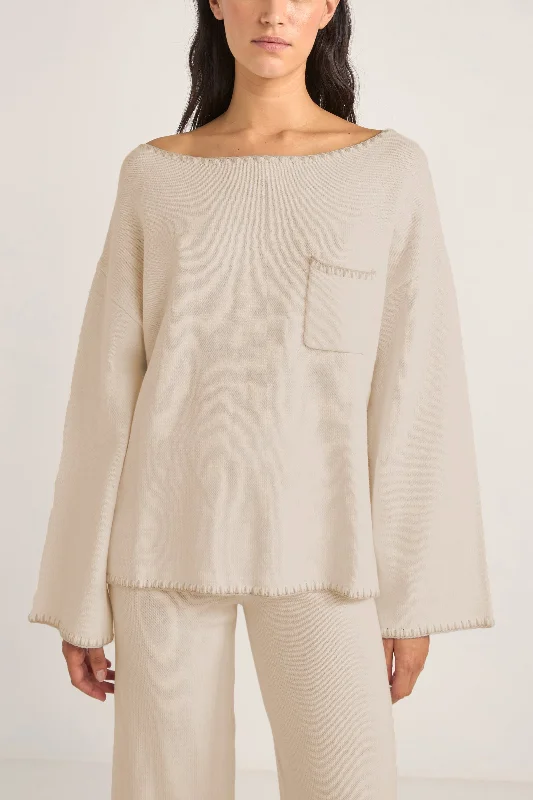 Bondi Knit Jumper Natural