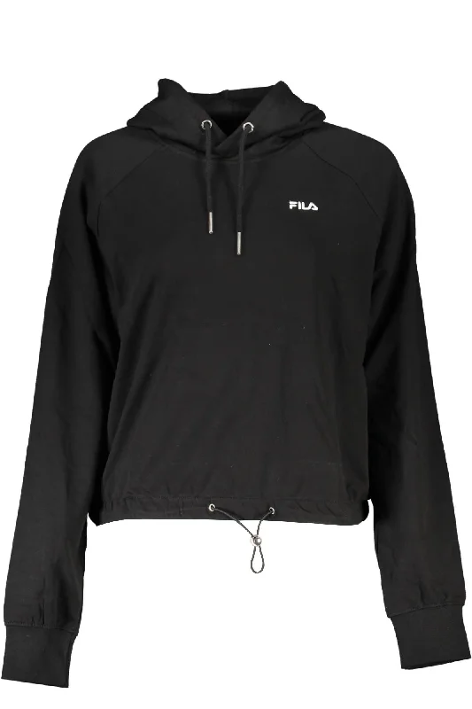 Fila Chic Long-Sleeved Hoodie with Embroide Women's Logo