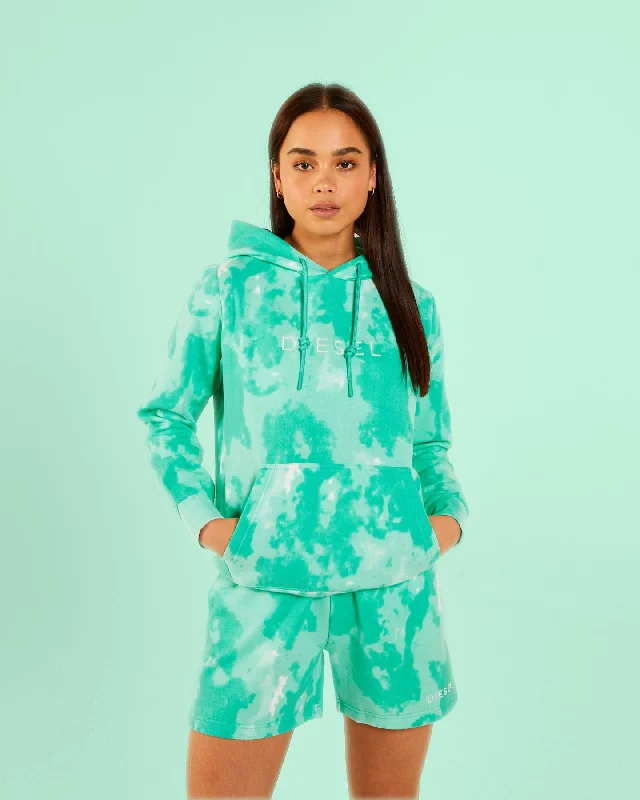 Sorcha Hood Mint Tie Dye