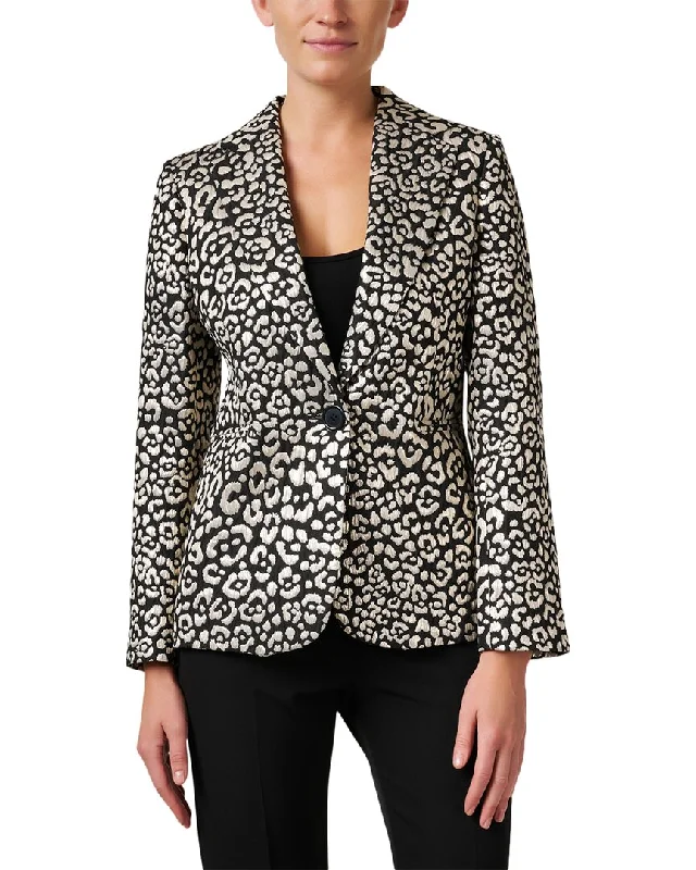 Helene Berman Goldie Animal Print Blazer