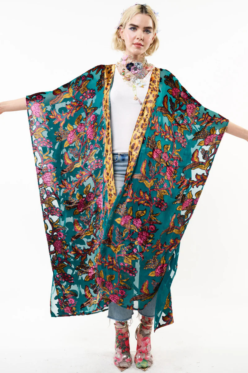 Holiday Jewels Maxi Kimono